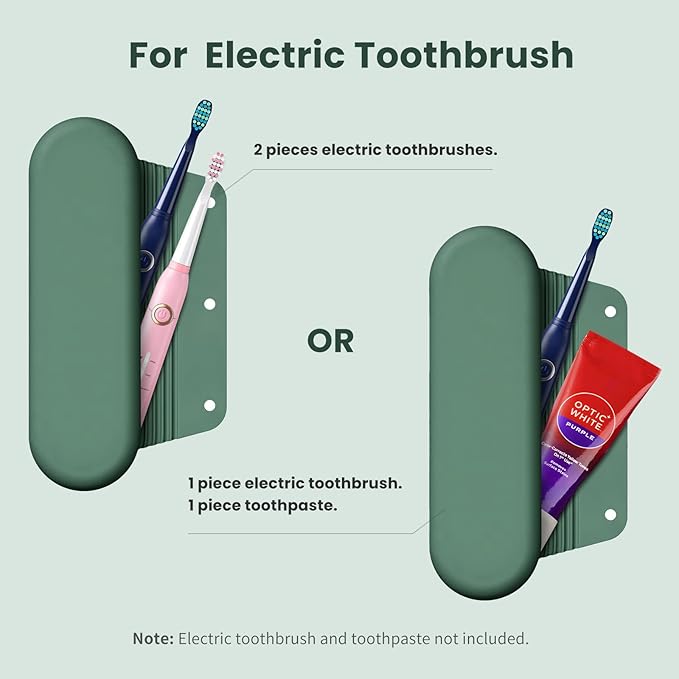 Silicone Electric Toothbrush Travel Case, Manual Toothbrush Travel Cover