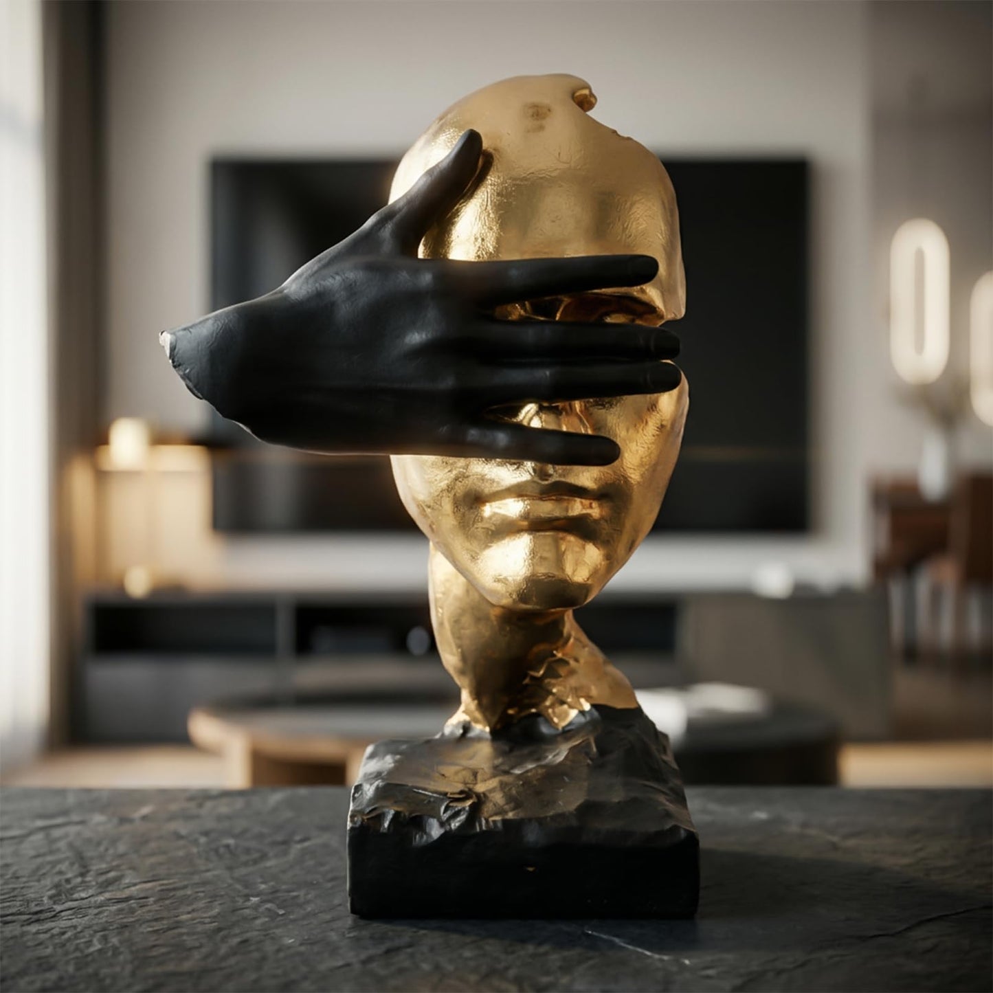 Zhao Xiang Abstract Sculpture Home Decor Accents Thinker Statue Decor