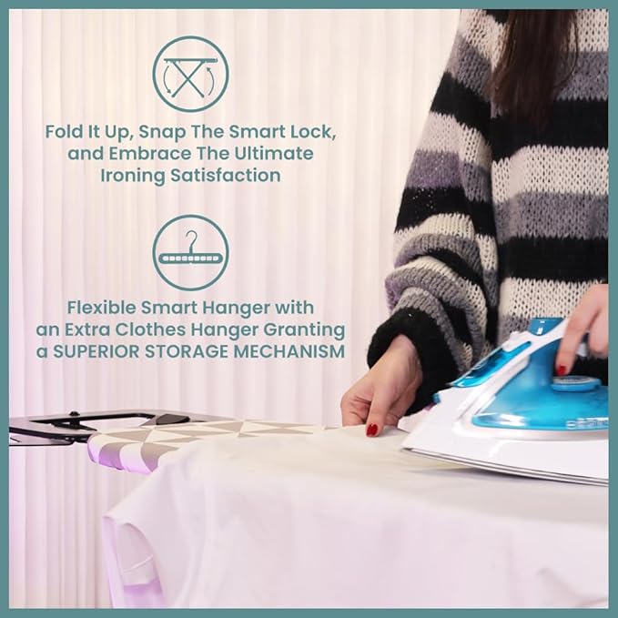 Compact Ironing Board Foldable | Hanging Iron Board