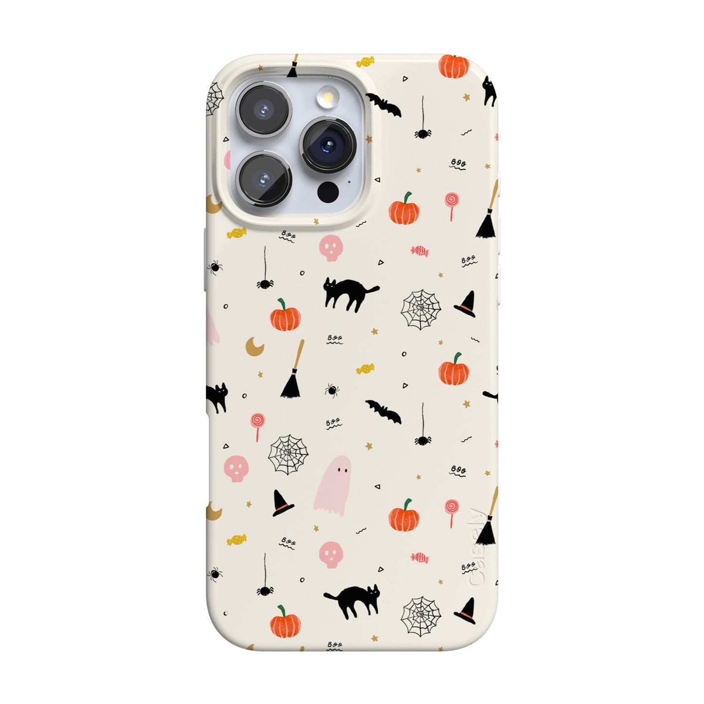 Casely iPhone 16 Pro Case | Be Mine | Tiny Hearts | Compatible with MagSafe | Classic Ultra Slim Design