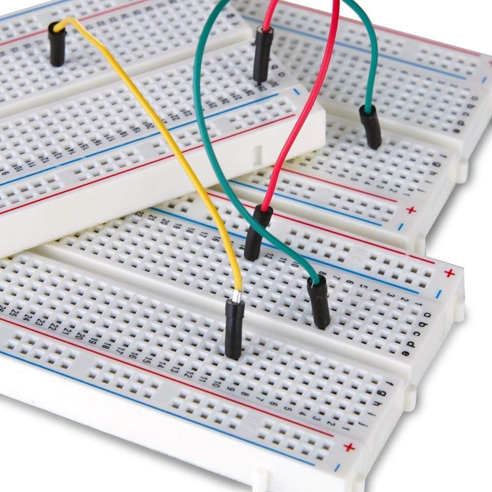 ELEGOO Electronic Fun Kit Breadboard Cable Resistor Capacitor LED Potentiometer for Electronic Learning Kit, compatible with Arduino UNO R3, MEGA, Raspberry Pi, Datasheet Available To Download