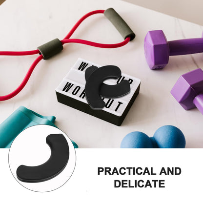 BESPORTBLE 20pcs Dumbbell Holder Pads Shockproof Protection Cushion Fitness Equipment Slip Workout Accessories for Home Gym Use