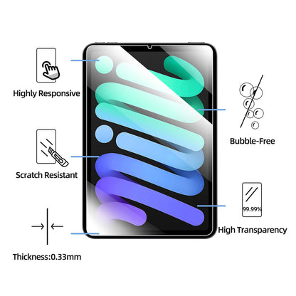 NEW'C 2 Pack Designed for iPad (A16) 11th Generation 2025, iPad 10th Generation 10.9 inches 2022 Screen Protector Tempered Glass, Bubble Free, Ultra Resistant (Easy Installation Frame)