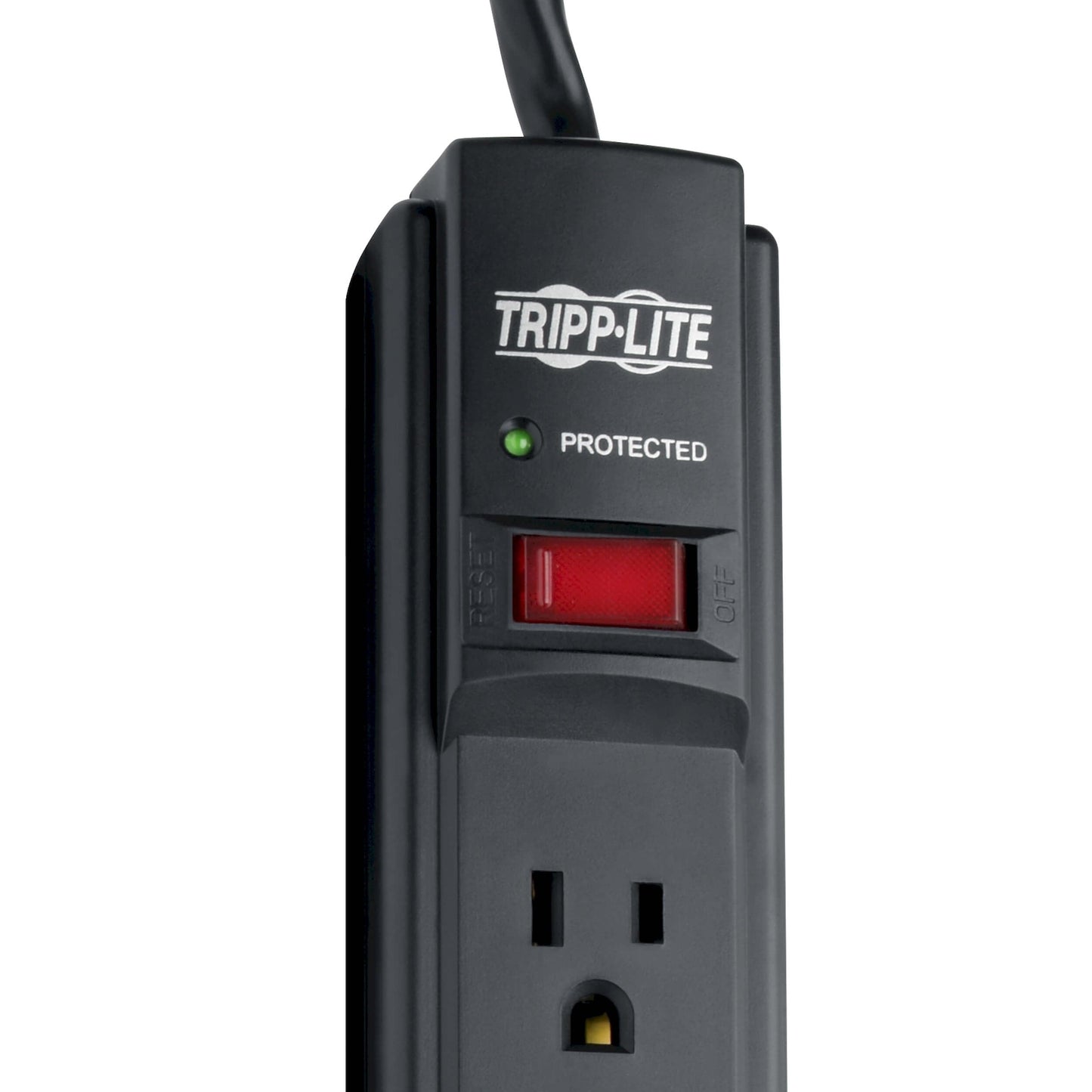Eaton Tripp Lite series 6 Outlet Surge Protector Power Strip, 6ft Extension Cord, 900 Joules, 15A Circuit Breaker, UL Certified, Black (TLP606B)