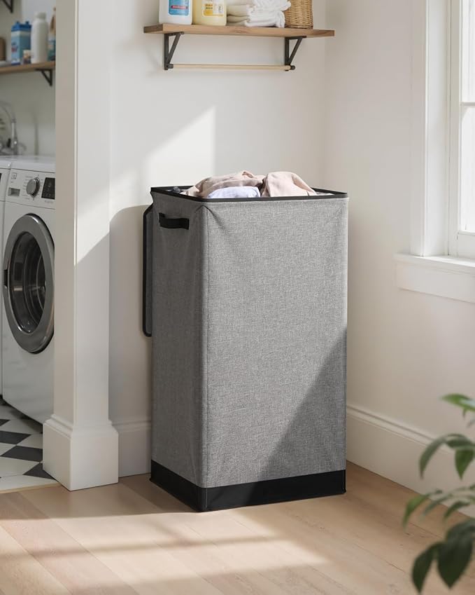 SOLEDI Laundry Hamper with Lid 100L Large & Tall Collapsible Laundry Basket
