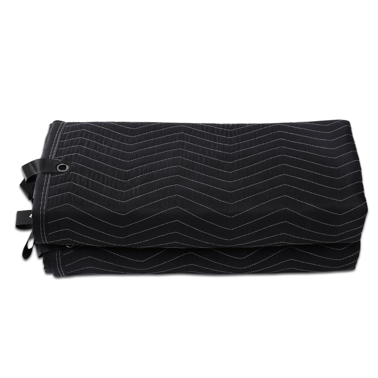 VEVOR Sound Dampening Blanket, 96" x 80", Extra Large Studio Grommeted Blanket with Grommets, Light Blocker for Door Acoustic Noise Blocking Blanket Studio Sound Absorption Sheet, Black