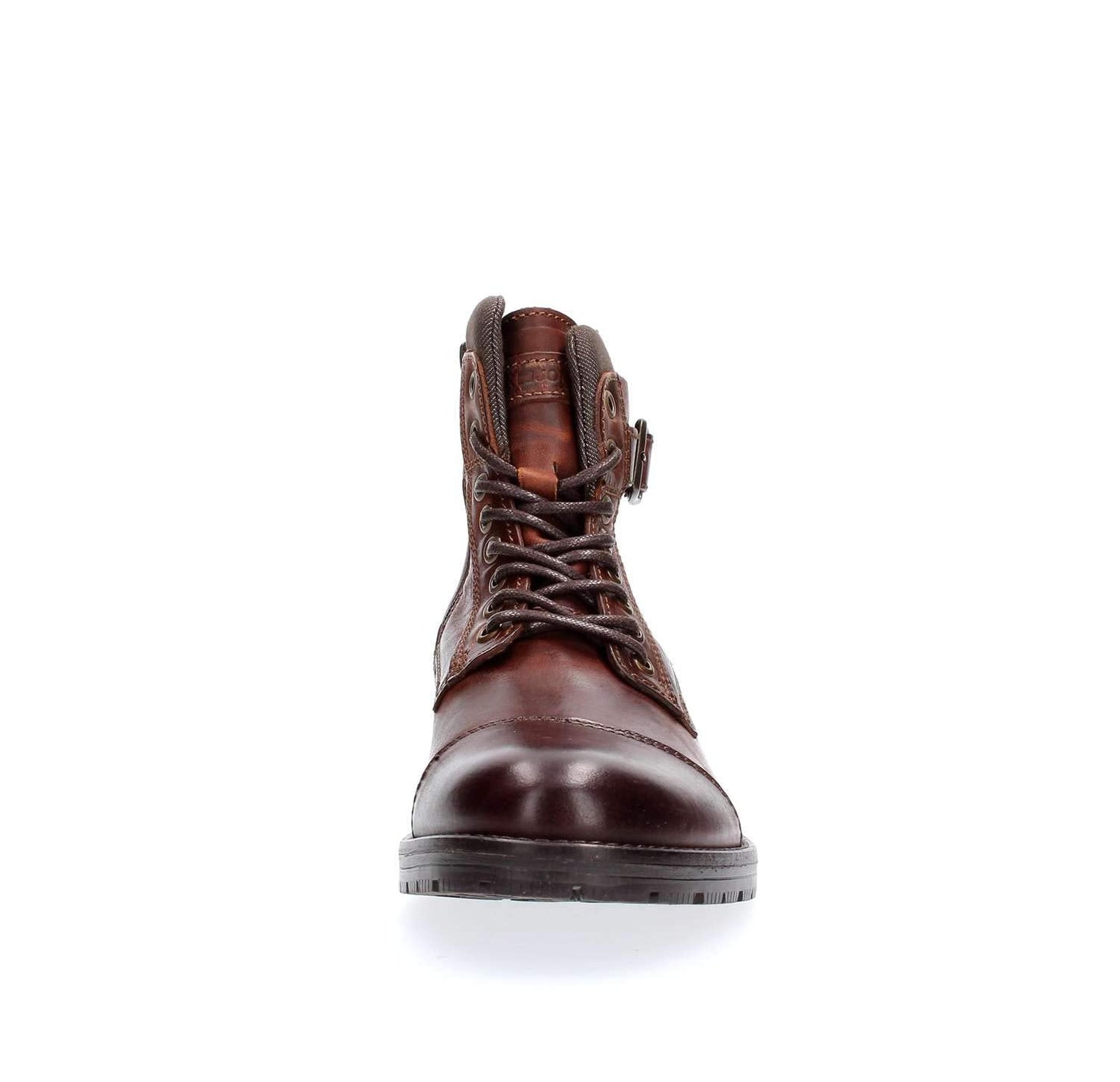 JACK & JONES Jfwalbany Leather Brown Stone Sts, Men’s Biker Boots, Brown, 9 UK (43 EU)