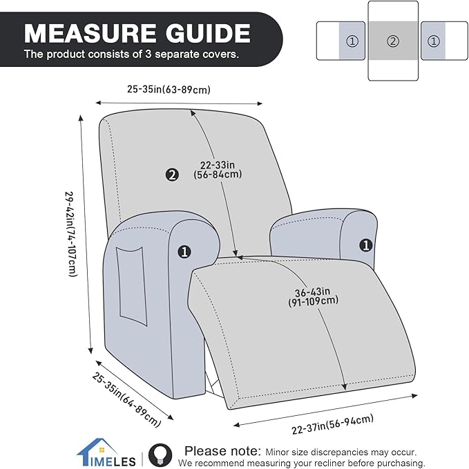 Timeles Recliner Covers Recliner Chair Covers Reclining Couch Covers Sofa