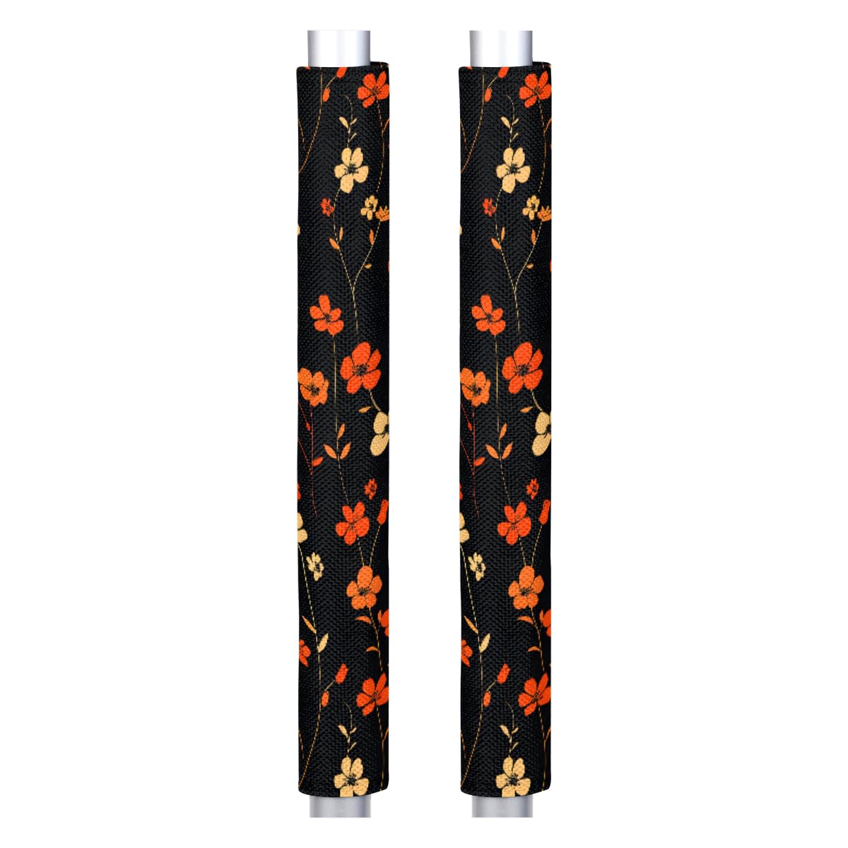 Pardick Spring Flower Refrigerator Door Handle Covers Set of 2, Florals Fridge Handle Cover Washable Fridge Dishwasher Door Spring Decor Protector Handle Cover, Keep Your Kitchen Appliance Clean