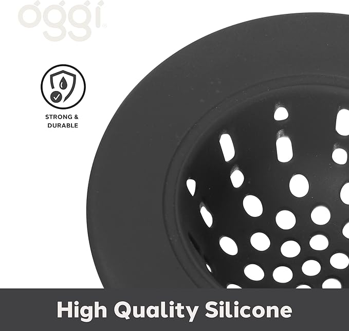 OGGI Silicone Sink Strainer- Great Kitchen Sink Strainer, Sink Drain Strainer