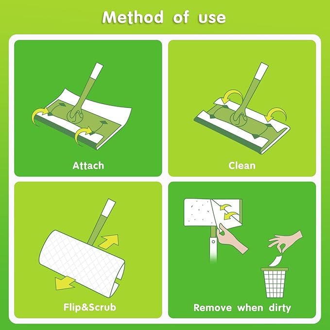 Wet Mopping Pad Refills for Swiffer Sweeper Wet Pads, Wet Sweepping Cloths