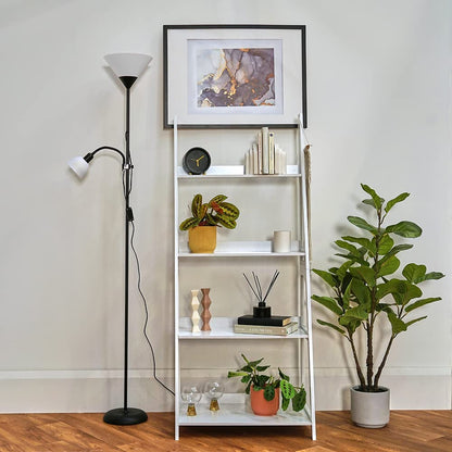 MiniSun | Modern Gloss Black 2 Way Mother/Father and Child Floor Lamp | Floor Lamps & Torchieres, Home Décor & Improvement Essential