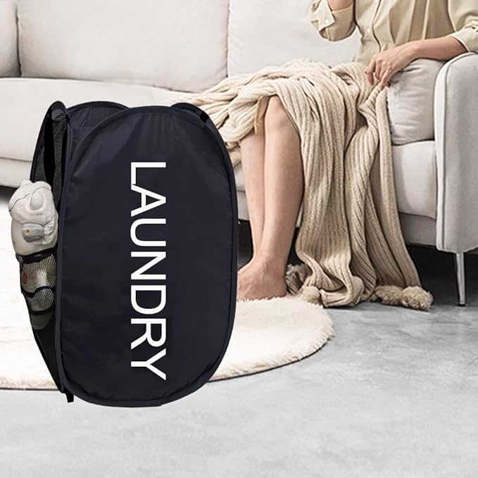 Collapsible Laundry Basket Foldable Laundry Hamper Pop Up Basket Dirty Clothes