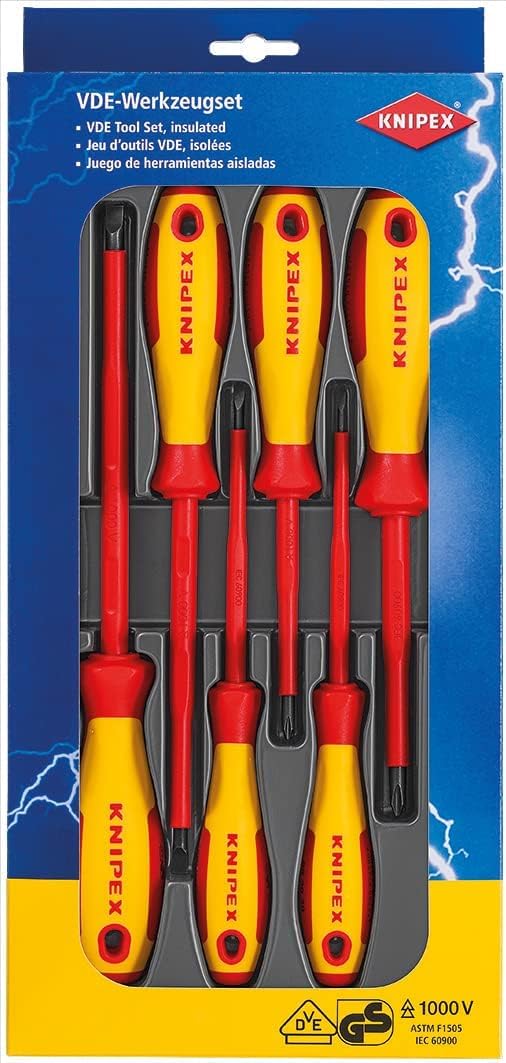 Knipex Screwdriver Set (self-service card/blister) 00 20 12 V01