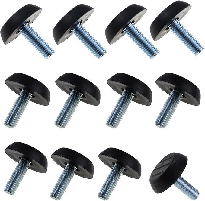 1/4-20 UNC Thread Adjustable Furniture Levelers Table Feet Screw in Threaded