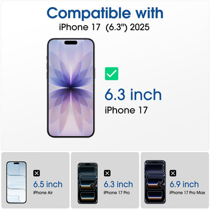 amFilm Auto-Alignment OneTouch for iPhone 16 [6.1''] Screen Protector + Camera Lens Protector, Tempered Glass, 30 seconds Installation, Bubble Free, Case Friendly, Anti-Scratch [2+2 Pack]
