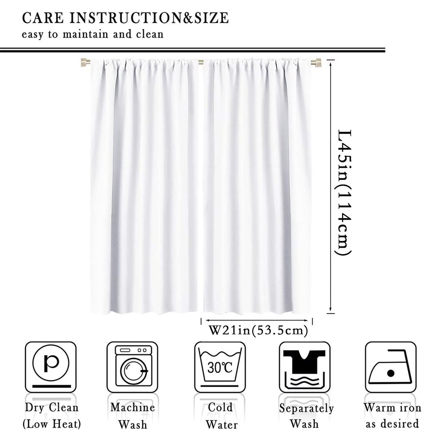 Red Roses Curtains Black Black Out Curtains Children's Room Curtains 42x45in