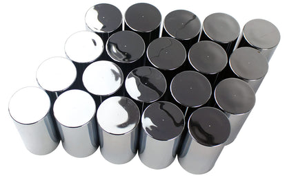 KASONG 33mm Chrome ABS Plastic Cylindrical Screw on Lug Nut Covers Caps for Semi Truck (20)