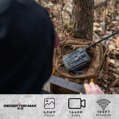 Stealth Cam Deceptor Max 2.0 / Dual Core Cellular Camera/ 40MP / 2-Pack