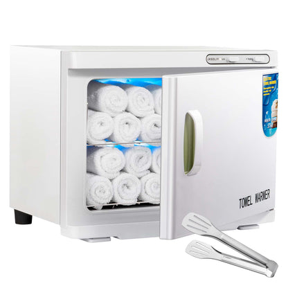 Small Hot Towel Warmer for Spa Home Salon Esthetician 2-in-1 5L Mini Personal Hot Towel Cabinet Towel Warmers Spa, Fast Heating Towel Heater Towel Steamer for Facials…