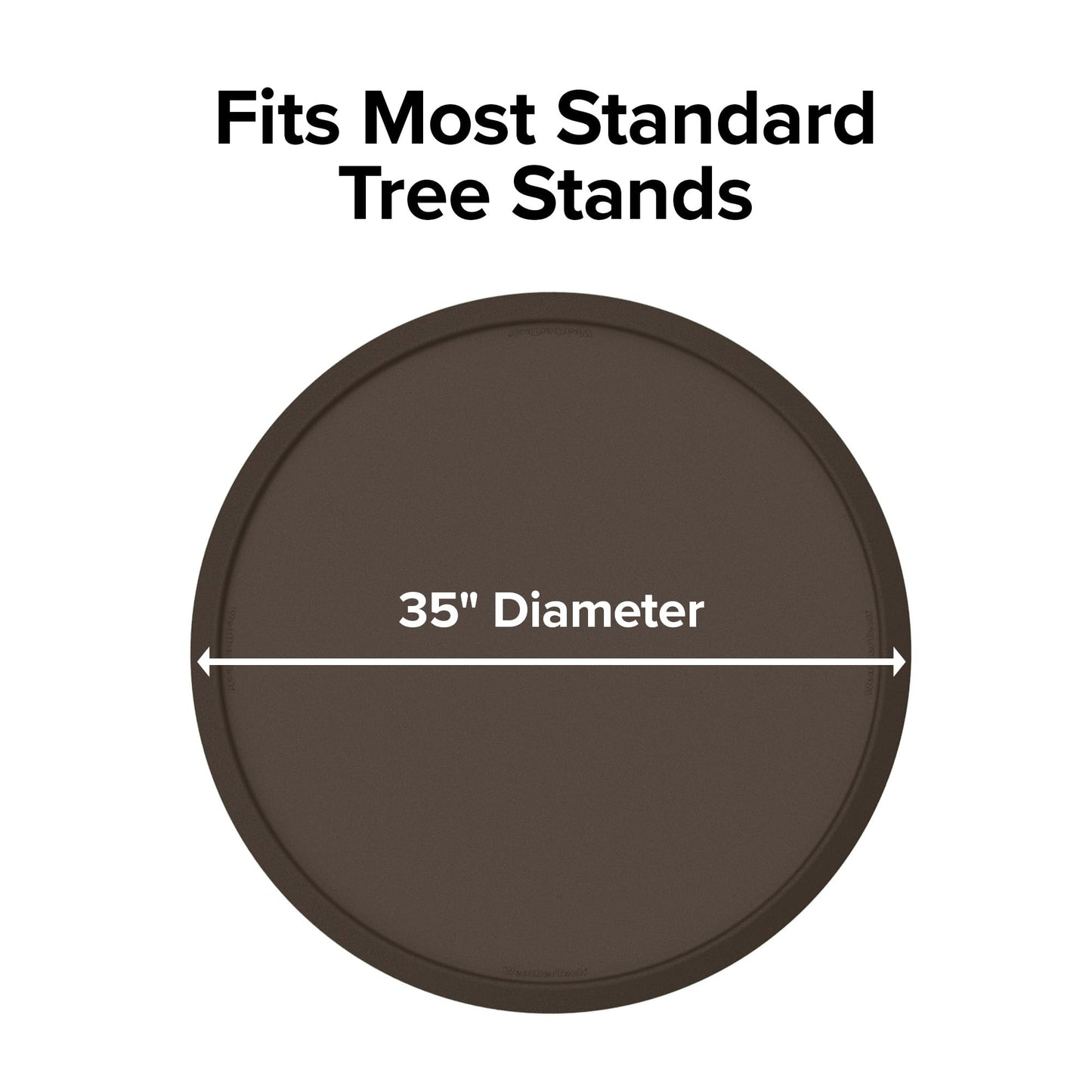 WeatherTech Christmas Tree Mat - Heavy-Duty Christmas Tree Mat Floor Protector (Cocoa)