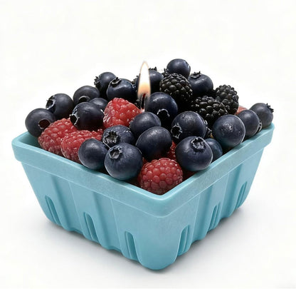 Berry Basket Candle Vegetable Wax Candle