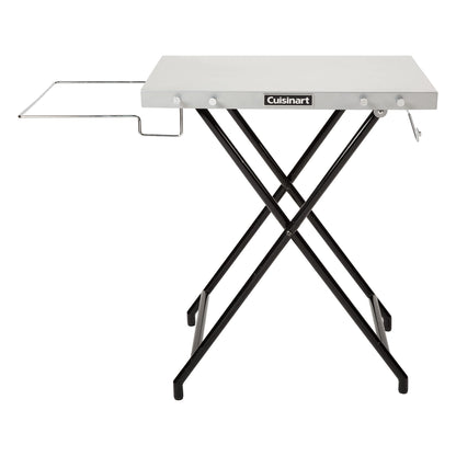 Cuisinart CPT-2110 Fold 'n Go Prep Table & Grill Stand, Portable Outdoor Food Prep Station & CGC-103 3-in-1 Pizza Oven Grill Cover, (Cover fits CGG-403)