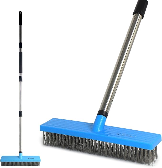 Stainless Steel Wire Broom Deck Scrubber Brush