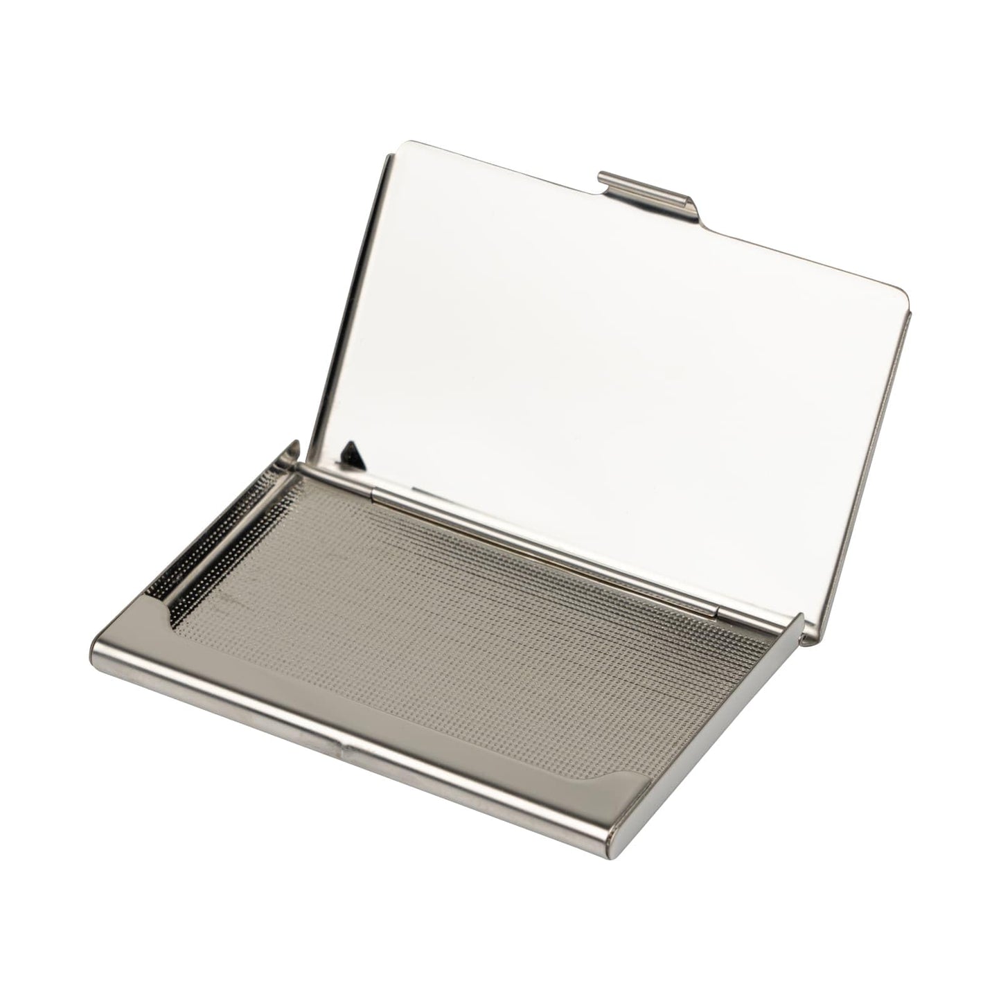 February Mountain Mother-of-Pearl Business Card Holder – Korean Deer and Mountain Landscape | Unique Asian Art Office Gift for Men & Women | Elegant Card Case for Professionals