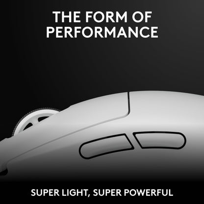 Logitech G PRO X SUPERLIGHT 2 Wireless Gaming Mouse, 60g Pro-Grade with 5 Programmable Buttons, 44k DPI Sensor, 8kHz Report Rate, USB-C Charging for PC/Mac - Black