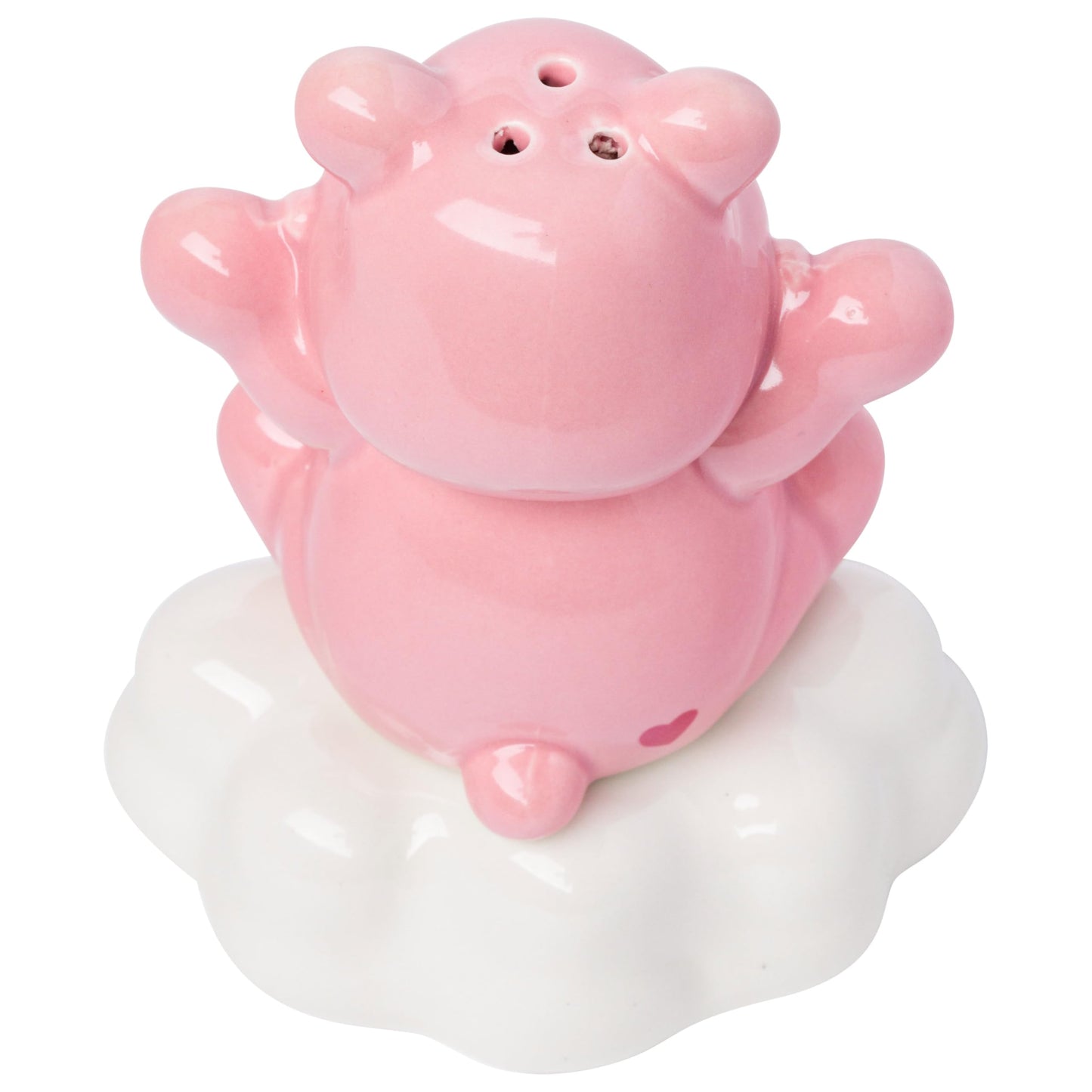 Silver Buffalo Care Bears 3d Ceramic Salt and Pepper Shaker Set Featuring Cheer Bear, 3.6” x 2.7” x 4.25”