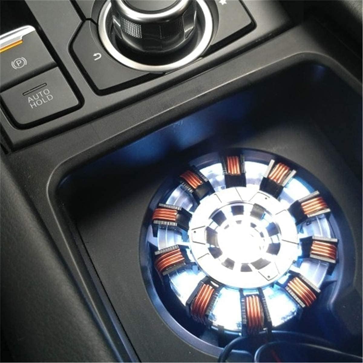 Euvdora 1:1 DIY Model Iron Man Arc Reactor MK2 LED Light Tony Stark Heart Chest Lamp Handmade Toys