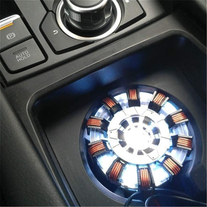 Euvdora 1:1 DIY Model Iron Man Arc Reactor MK2 LED Light Tony Stark Heart Chest Lamp Handmade Toys