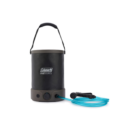 Coleman OneSource Rechargeable Camping Gear: Camp Shower, Cordless Vacuum, Fan, Speaker & Air Pump with Included Battery