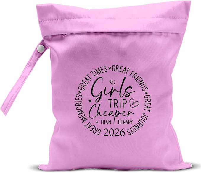 Girls Trip Gifts Wet Dry Bag, Beach Bag Wet Bag Favors,