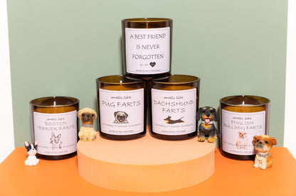 Dog Memorial Gifts for Loss of Dog, Pet Loss Sympathy Gift, A Best Friend is Never Forgotten Candle - Lavender and Eucalyptus, Crafted by Natural Soy Wax & Natural Essential Oils