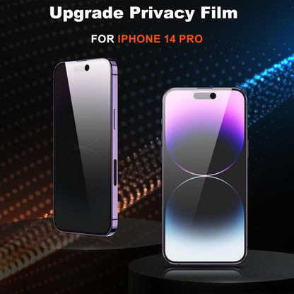 [2 Pack] Privacy Screen Protector for iPhone 11/XR, YMHML Tempered Glass Anti-Spy Bubble Free Case Friendly Easy Installation Film for iPhone 11/XR 6.1 Inch