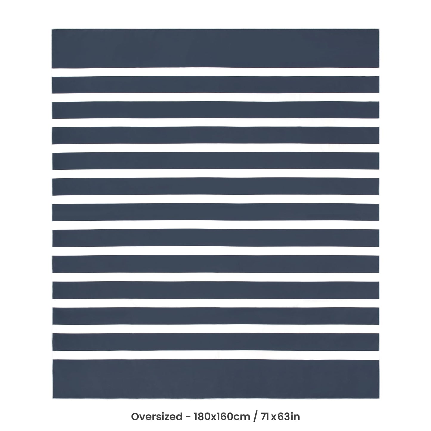 SummerSand Microfiber Beach Towel XXL Oversized (71 x 63 in) - Quick Dry, Sand Free - Compact and Lightweight for Travel - Recycled Materials - Extra Large Beach Blanket – Deep Blue
