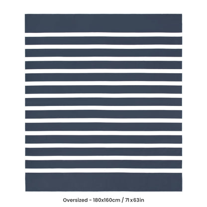 SummerSand Microfiber Beach Towel XXL Oversized (71 x 63 in) - Quick Dry, Sand Free - Compact and Lightweight for Travel - Recycled Materials - Extra Large Beach Blanket – Deep Blue