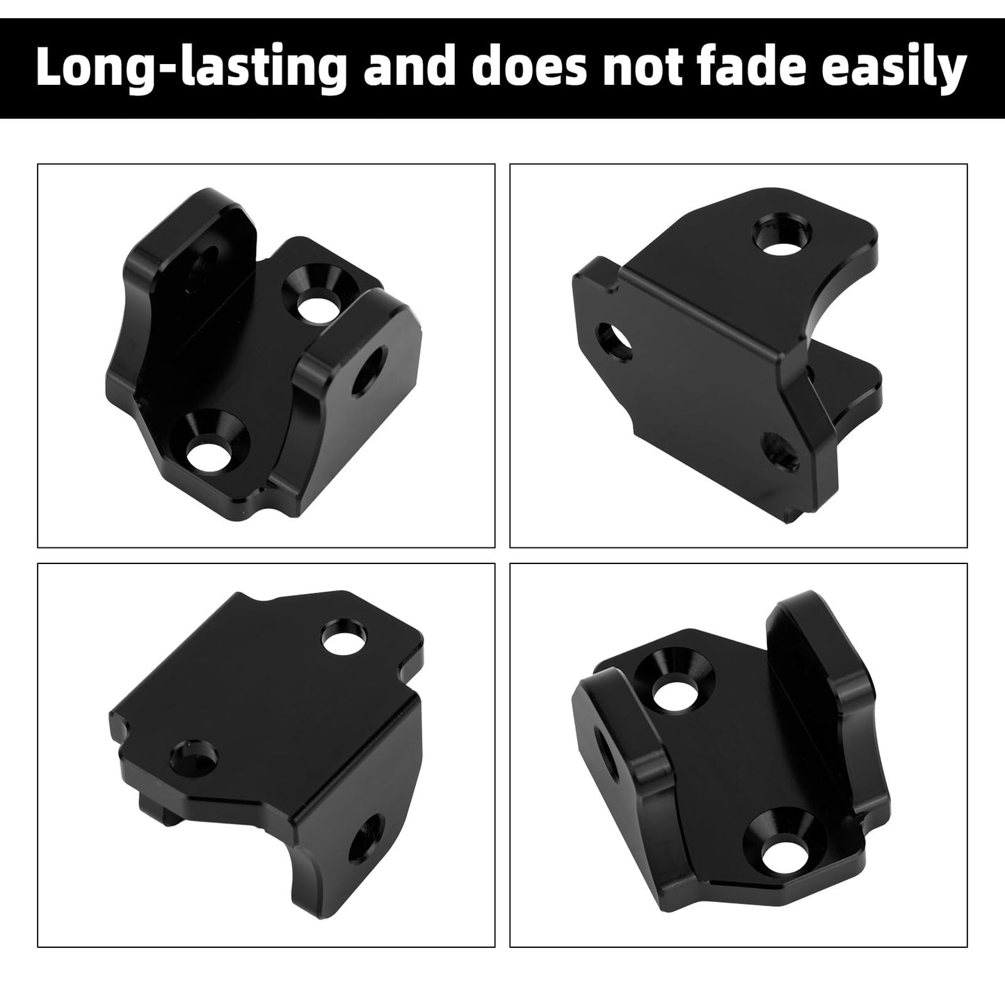 2pcs E-Dirt Bike Foot Pegs Bracket Holder, Dirt Bike Foot Pegs Pedal Bracket with 4 Screws Compatible with Tuttio Tutti Soleil 01 Electric Motorcycle Mount Accessory