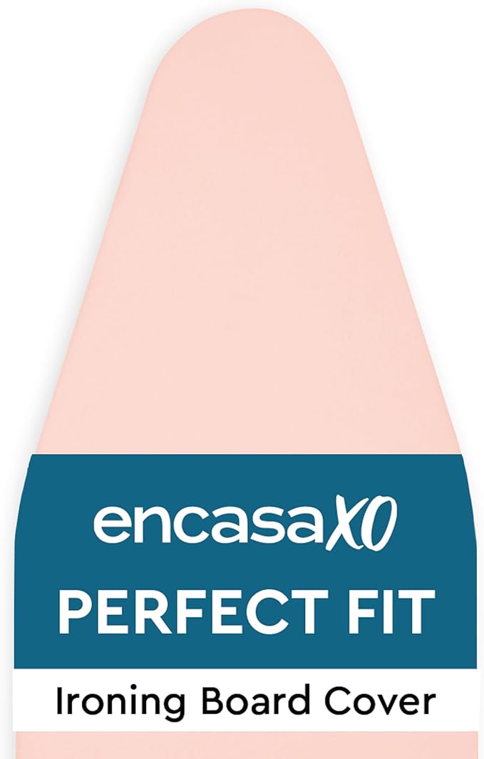 Encasa XO Ironing Board Cover and Pad 49"x18" - 4mm Felt Wide Iron Board Cover