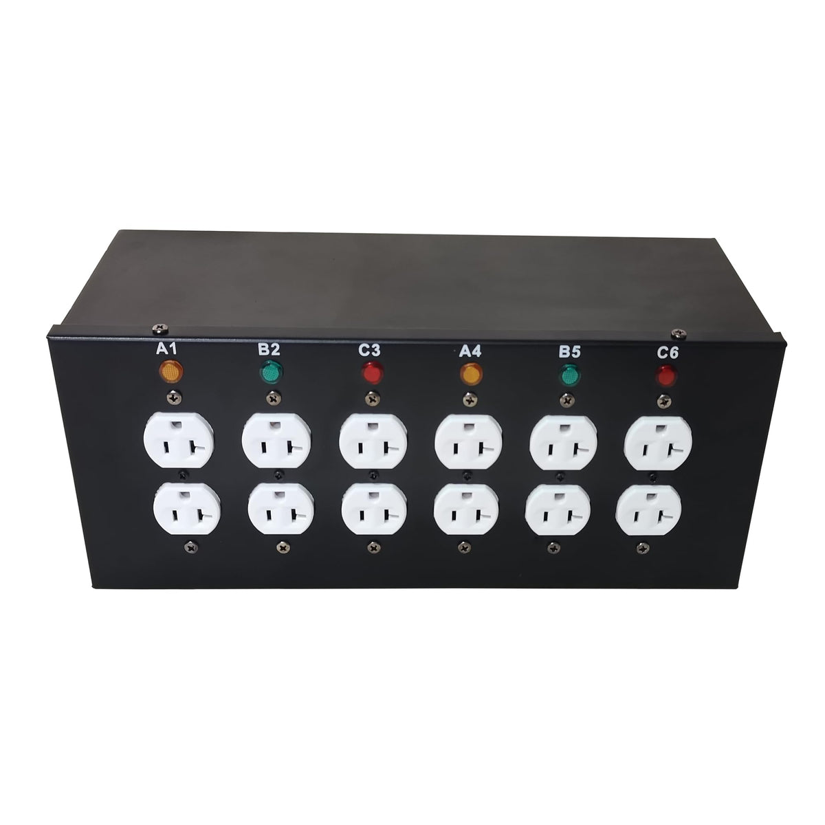JUNMAN 6 Channel L14-30 to 12 Edison Power Distro Distributor Box
