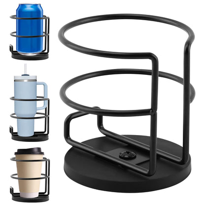 Magnetic Cup Holder Heavy Duty Metal Drink Holder Portable Cup Holders for Tractor Mower Truck Car Fridge Bottom Magnetic(Size:3.46in)