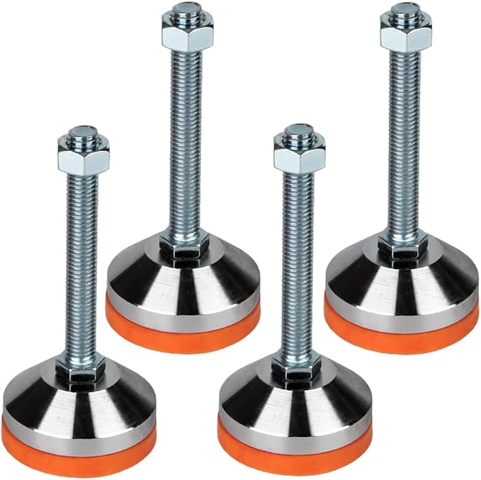Heavy Duty Leveling feet, Leg Leveler 2.36" Dia Base, Adjustable Leveling feet