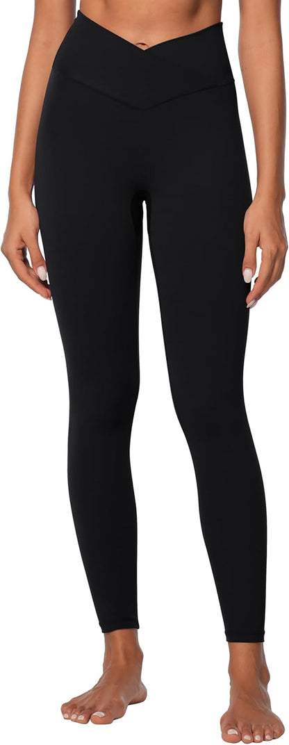 Sunzel Sunlissia Hidden Butt Lifting Scrunch Workout Leggings for Women, Crossover High Waist Yoga Pants with Tummy Control