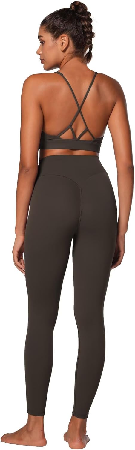Sunzel Sunlissia Hidden Butt Lifting Scrunch Workout Leggings for Women, Crossover High Waist Yoga Pants with Tummy Control