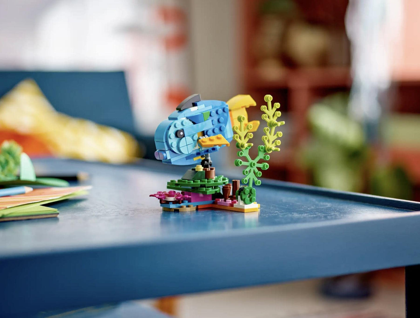 LEGO Creator 3 in 1 Exotic Parrot to Frog to Fish Animal Figures Building Toy, Creative Toys for Kids Aged 7 and up 31136