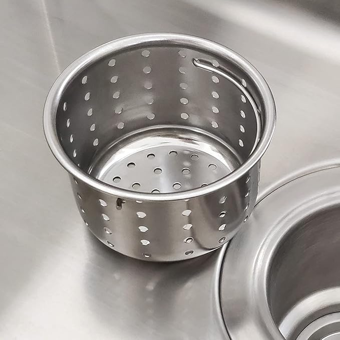 Kitchen Sink Drain Basket Only, 3-inch Basket