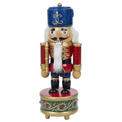 Kurt Adler Wooden Musical Soldier Nutcracker, 8.5-Inch