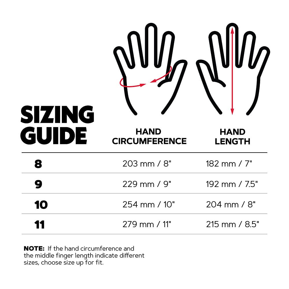 Oregon Chainsaw Left-Hand Protection Leather Gloves – Large (size 10) (91305L)